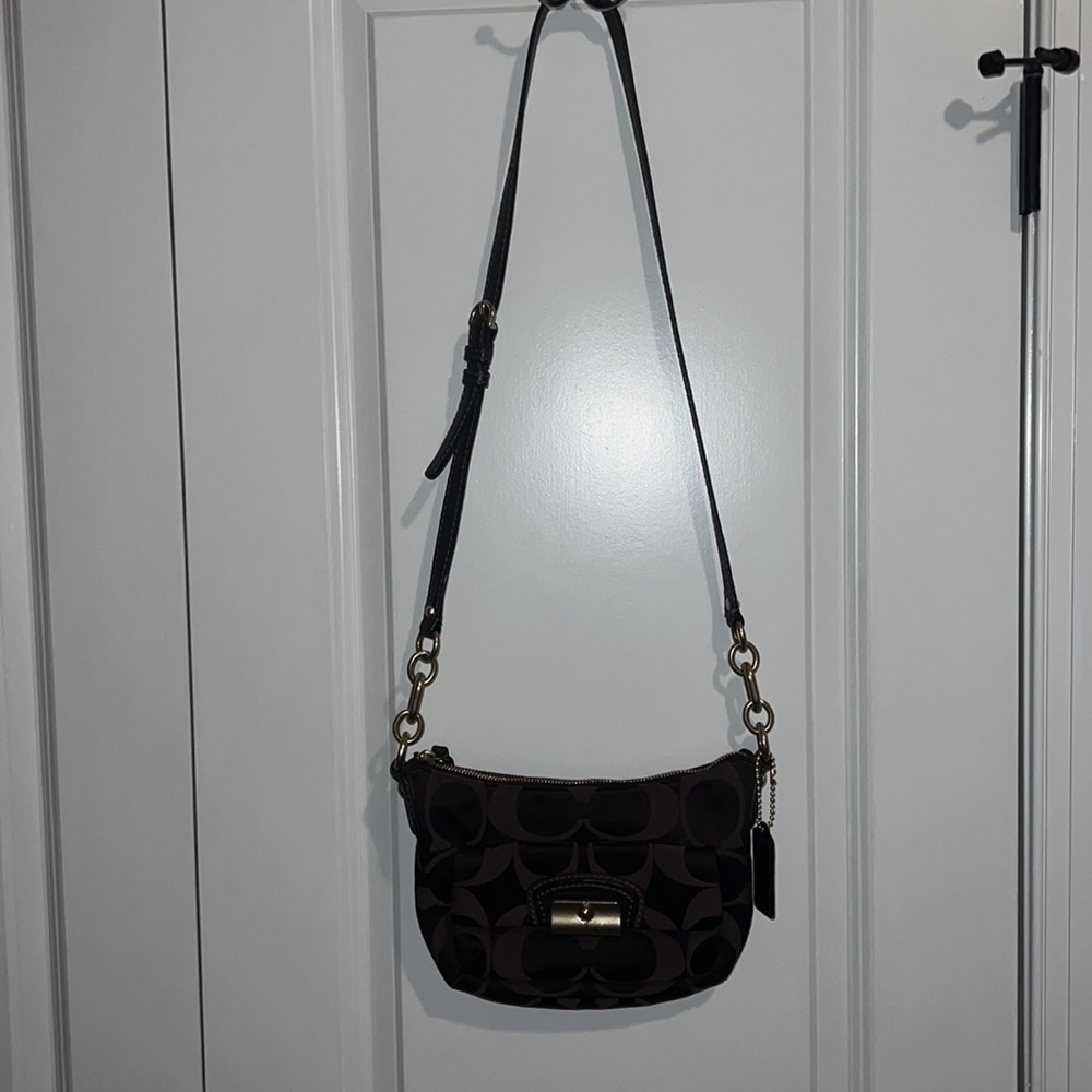 COACH Kristin Brown Shoulder/Crossbody Bag - Picture 3 of 12